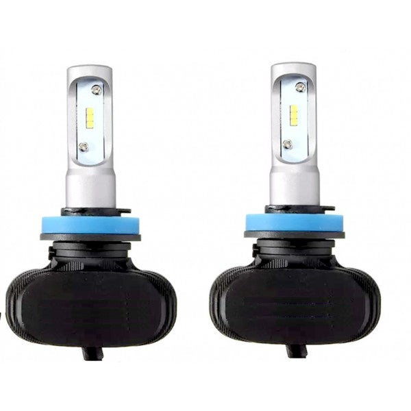 H1/H7/H11/9005/9006 White Single LED Headlight Bulb Conversion Kit