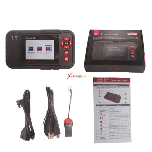 Launch CReader VII+ Plus Universal Auto Diagnostic Tool