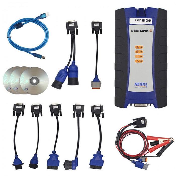 USB Link2 Nexiq 124032 Technologies Bluetooth Heavy Duty Truck Diagnostic Tool
