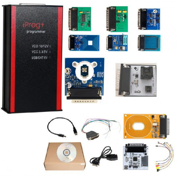 iProg+ Programmer Full Kit Diagnostic Tool (IMMO, Odometer Correction, Airbag Reset)