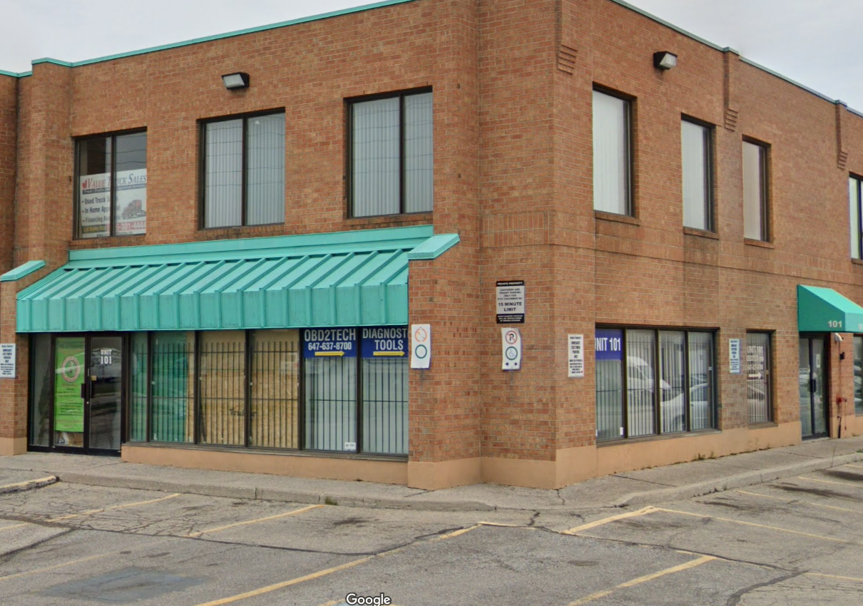 Obd2Tech retail location in Mississauga Ontario