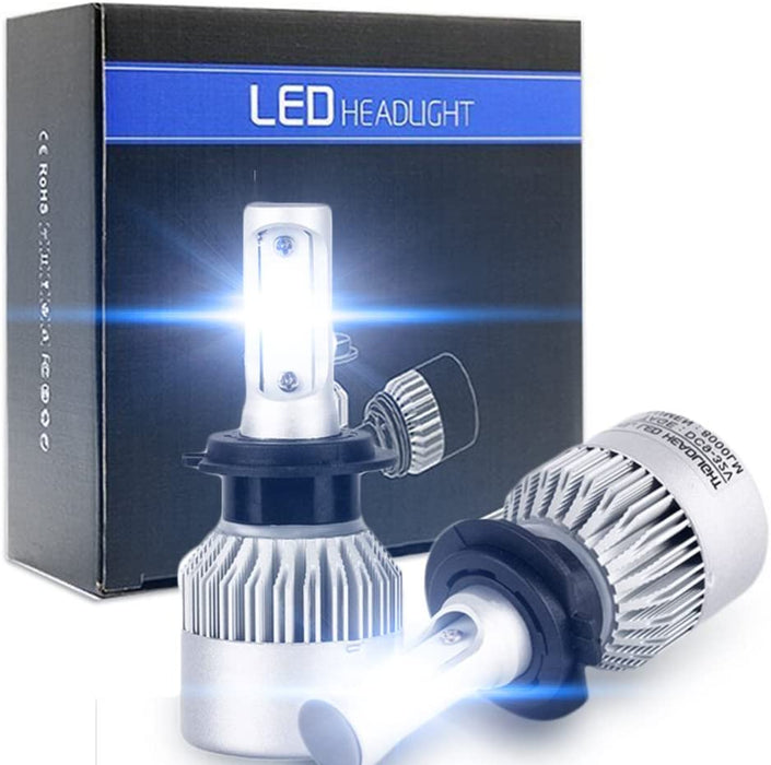 H4/H13/9004/9007 White LED Headlight High/Low Bulb Conversion Kit