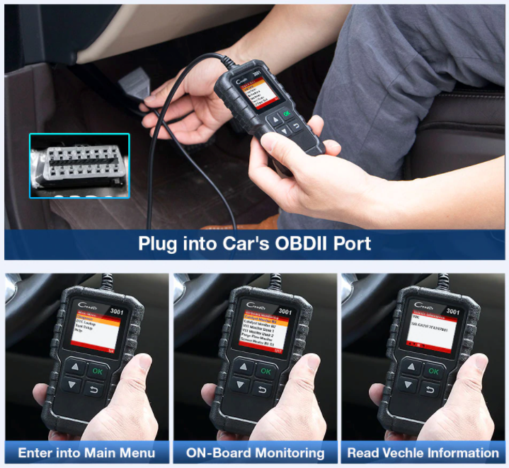 Launch CReader CR3001 Universal OBD2 Code Reader