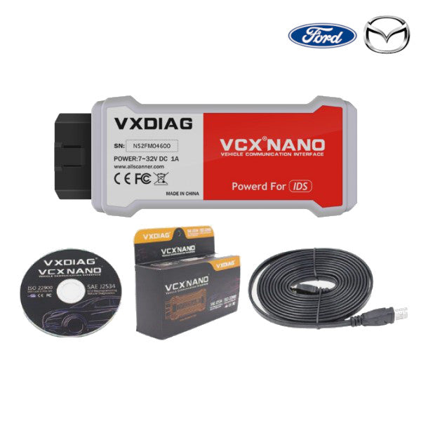 VXDIAG VCX Nano with IDS V100 for Ford/Mazda
