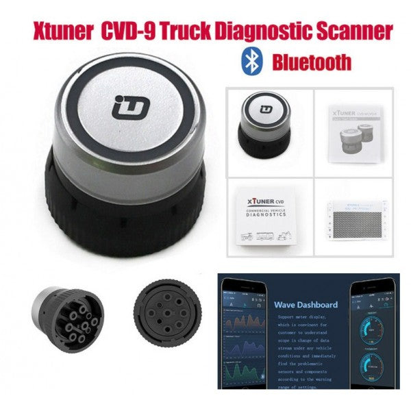 XTuner CVD-9 Bluetooth Android Diagnostic Tool for Heavy Duty Trucks