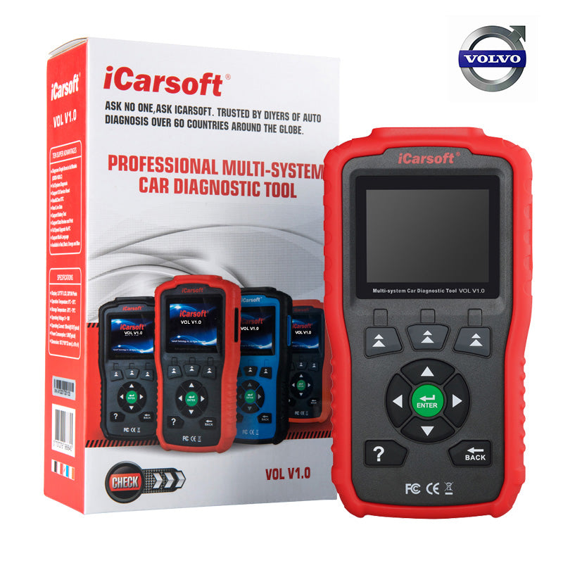 iCarsoft VOL V1.0 Auto Diagnostic Tool for Volvo/Saab — obd2tech